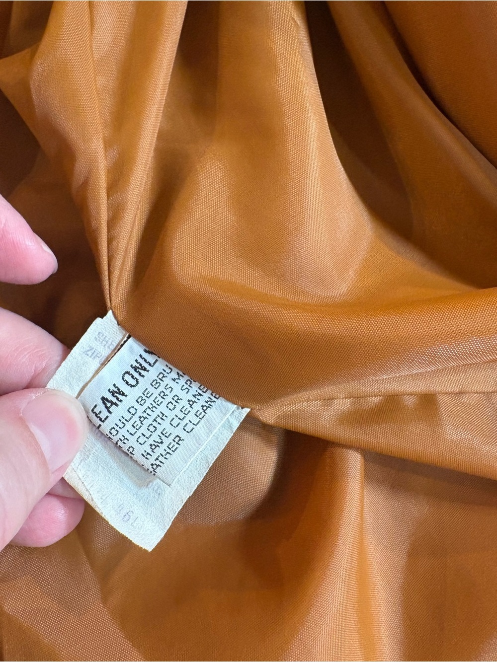 Men's Chestnut Leather Button-Front Coat - Picture 12 of 12